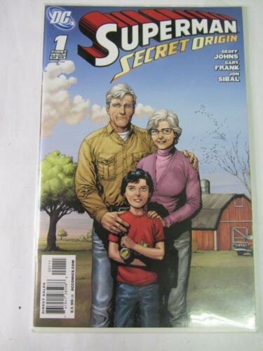 Superman Secret Origin #1 NM- 9.2 DC Comics 2009 Geoff Johns & Gary Frank - Picture 1 of 3