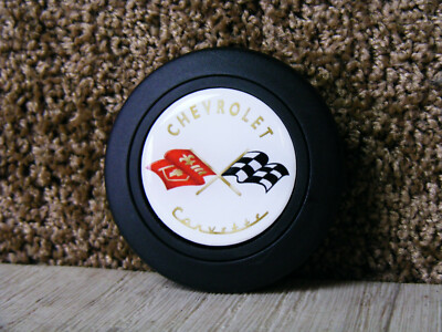 Chevrolet Corvette Hupenknopf Horn Button Nardi Momo Grant OMP C1 C2 C3 C4