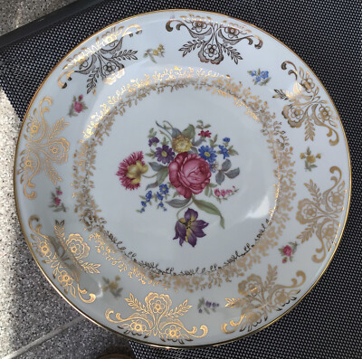 Vintage: Kuchteller - Prunkteller - Ø 29 cm - Elfenbein - Eschenbach
