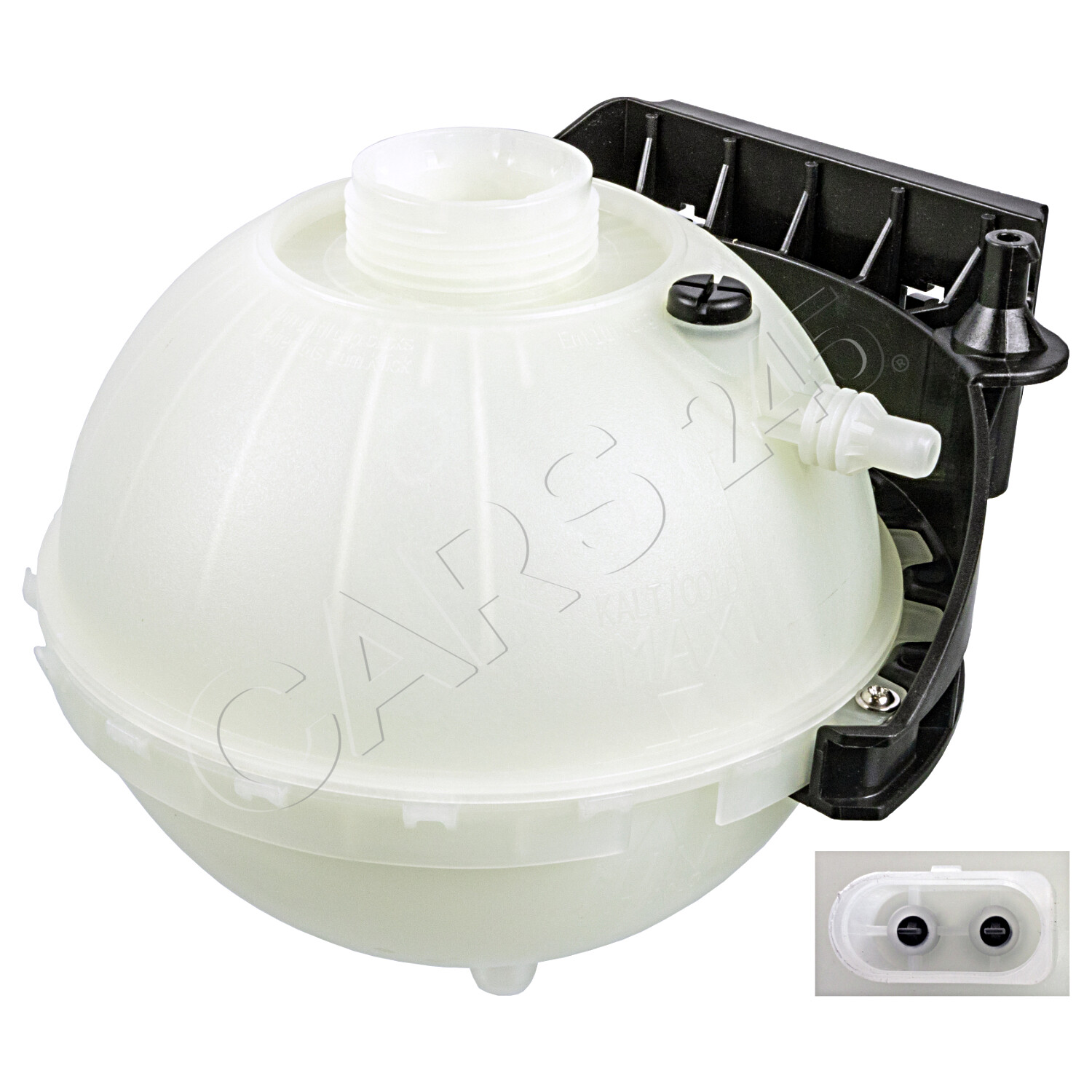 SWAG Coolant Expansion Tank Black White Plastic For BMW F20 F21 F22