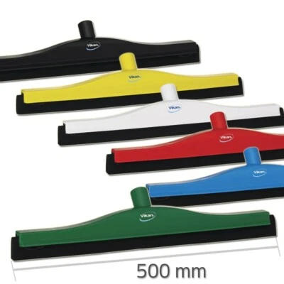 Vikan Floor Squeegee Wet Room Tile Cleaning Replacement Blade 50CM With Handle