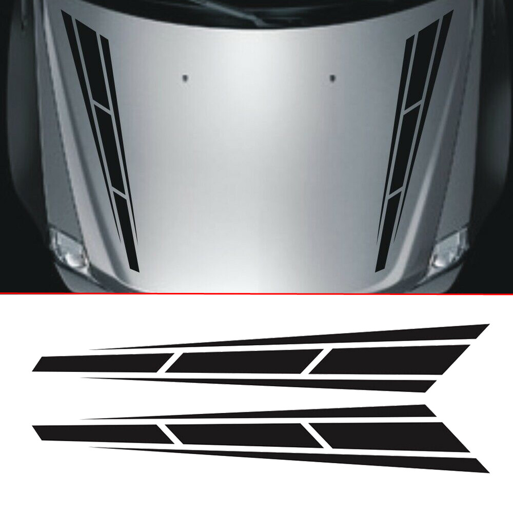 2x Car Stickers Racing Stripes Vinyl Graphics Decal Stickers ...