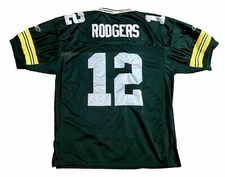 Aaron Rodgers — Green Bay Packers Reebok Stitched Jersey — Size 54