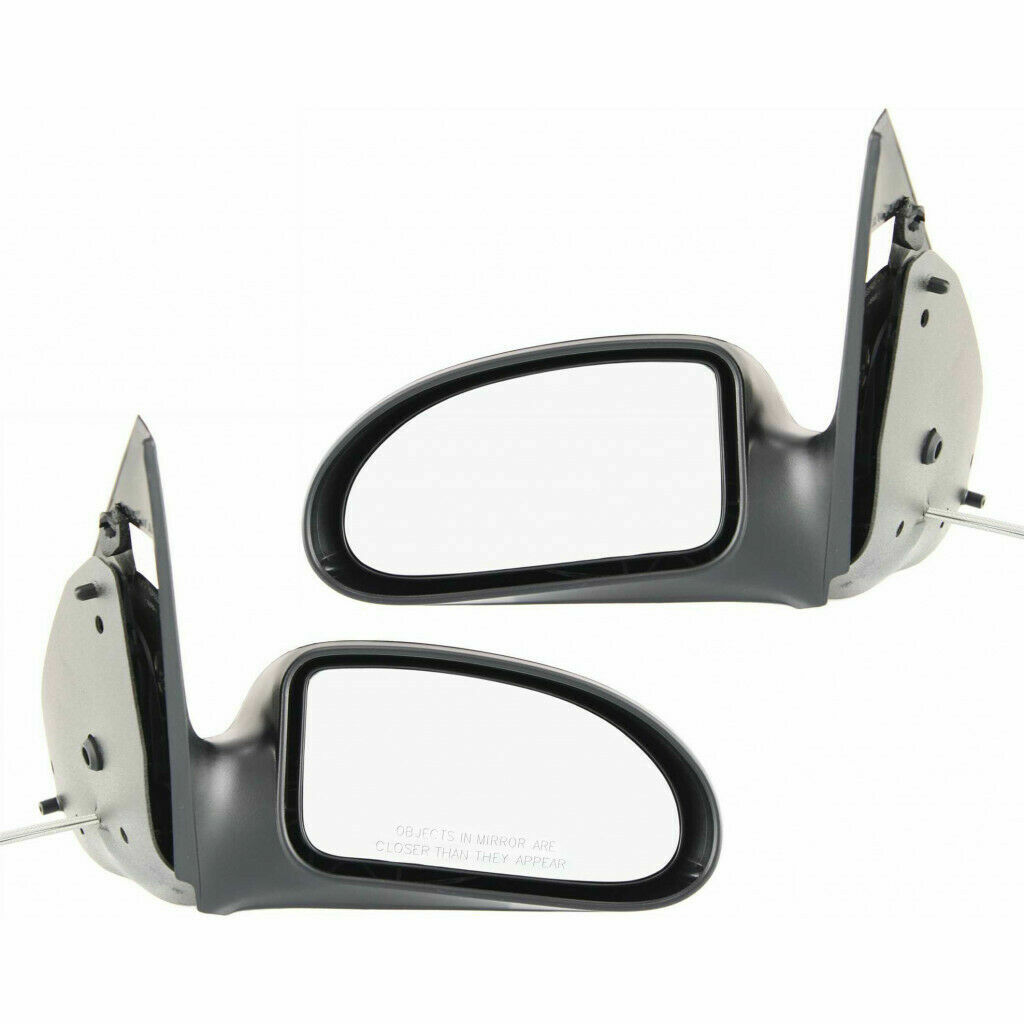 New RH Passenger Side Manual Remote Mirror Textured Black Fits 03-07