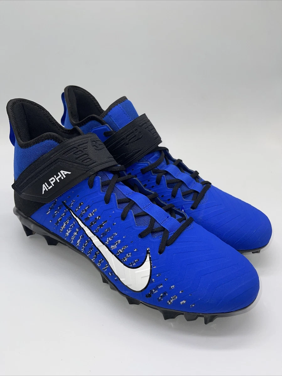 Navy blue top nike football cleats