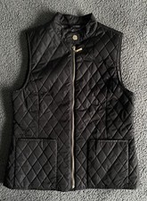 Women’s Ellen Tracy Black Quilted Bodywarmer/ Gilet/ Vest Size Small
