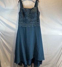 FORMAL GOWN Teal Green Corset Lace Up Draped Maxi Prom Wedding Bridesmaid Dress