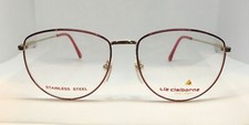 LIZ CLAIBORNE LC 10 NOS VINTAGE RETRO ROUND EYEWEAR EYEGLASS FRAMES NON CURRENT