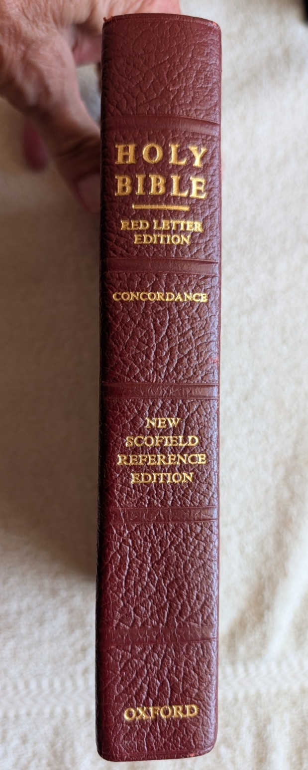 Oxford Holy Bible New Scofield Reference Edition Red Letter Faux Leather 1967