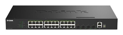 D-Link SmartPro DGS-1530-28P - Switch - Smart - 24 x 10/100/1000 (PoE+) + 4 x 10