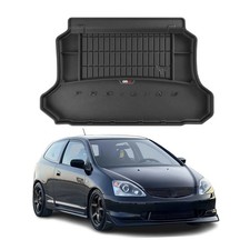 OMAC Gummi Kofferraumwanne für Honda Civic VII 2000-2005 Schrägheck TPE Schwarz