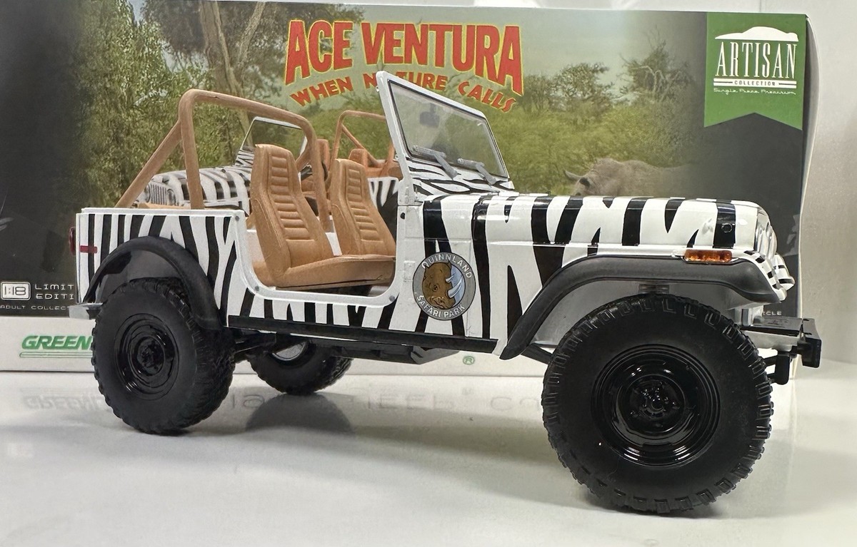 GREENLIGHT ARTISAN 1/18 Scale 1976 JEEP CJ-7 “ACE VENTURA” | eBay