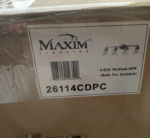 MAXIM Lighting 26114CDPC 4-E26 Vanity Light 32” - Picture 4 of 4