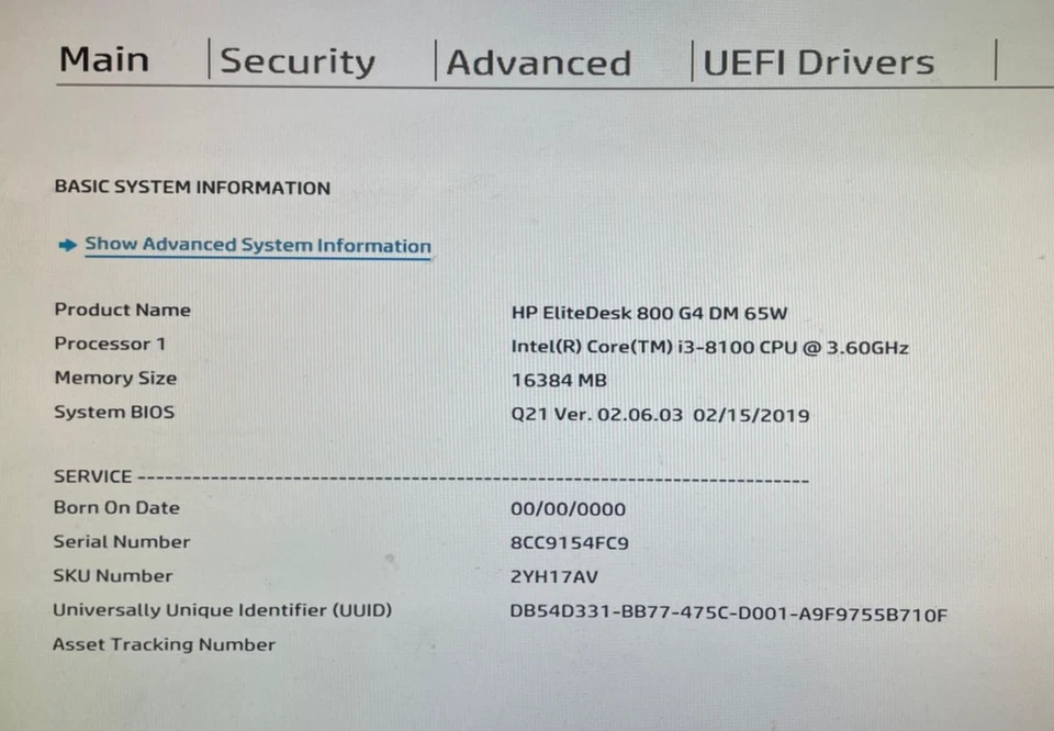 HP EliteDesk 800 G4 65W DM Mini PC - i3-8100 - 16GB RAM - 240GB SSD (OFFERS OK) - Image 2 of 4