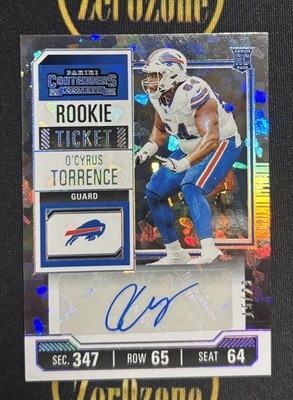 2023 Contenders O Cyrus Torrence Cracked Ice Rookie Ticket Auto /23