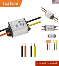 12V to 5V DC Converter Car Power Voltage, Waterproof DC 6.3-22V 12V Step Down...