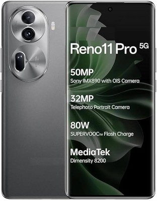 Neu Oppo Reno 11 Pro Rock Grey 512GB/12GB 5G Dual Sim entsperrt Handy