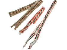 Vintage Hand Woven Sash Belt Strap Choice Boho Guatemalan Bolivian 2 X 65”+