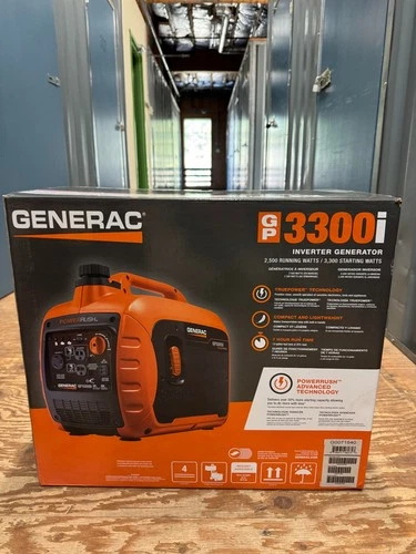NEW Generac GP3300i 3300W Gas-Powered Inverter Generator G0071532
