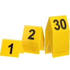 30 Pack Evidence Markers Crime Scene Markers Tents Evidence Number Cards Crim...