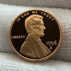 1996-S Lincoln Memorial Cent Proof — photo from another recent sale