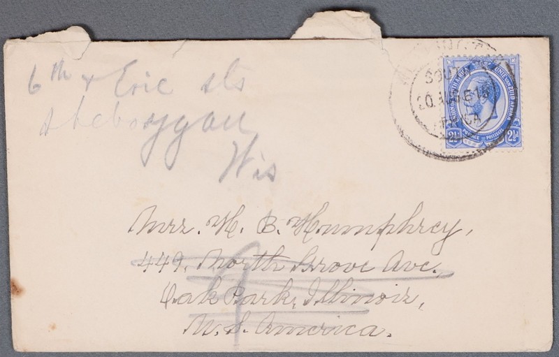 MayfairStamps South Africa 1915 to Oak Park IL Cover aaz_88297