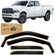 Nilight in Channel Rain Guards for Ram 1500 2009 2010 2011 2012 2013 2014 2015