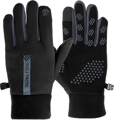 Handschuhe Herren Winter, Fahrradhandschuhe Winddichte Laufhandschuhe Sport Hand