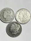 3 Morgan Silver Dollars 1886-O 1889-O 1921 $1 Lot Better Dates See Pics
