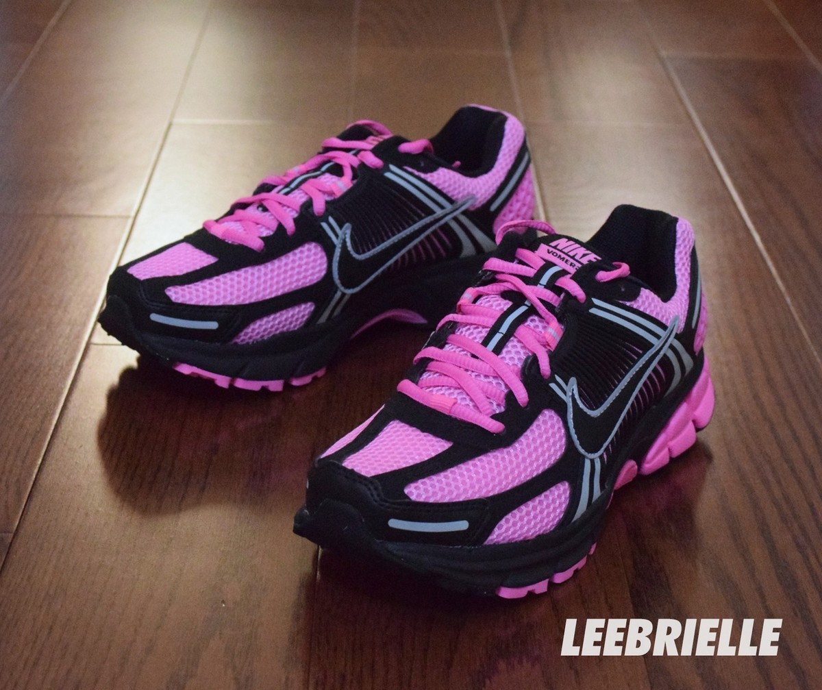 Size 9.5 - Nike Air Zoom Vomero 5 Pink Spell Black W for sale