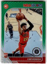 2019-20 Hoops Premium Stock Cam Reddish Prizms Green Rookie #207