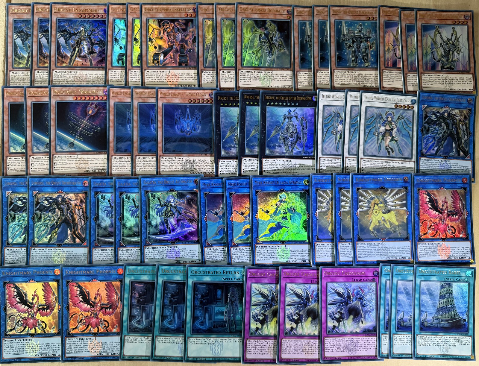 Orcust - Deck Core *Ready To Play* - YuGiOh Bundle 51 CARD Set