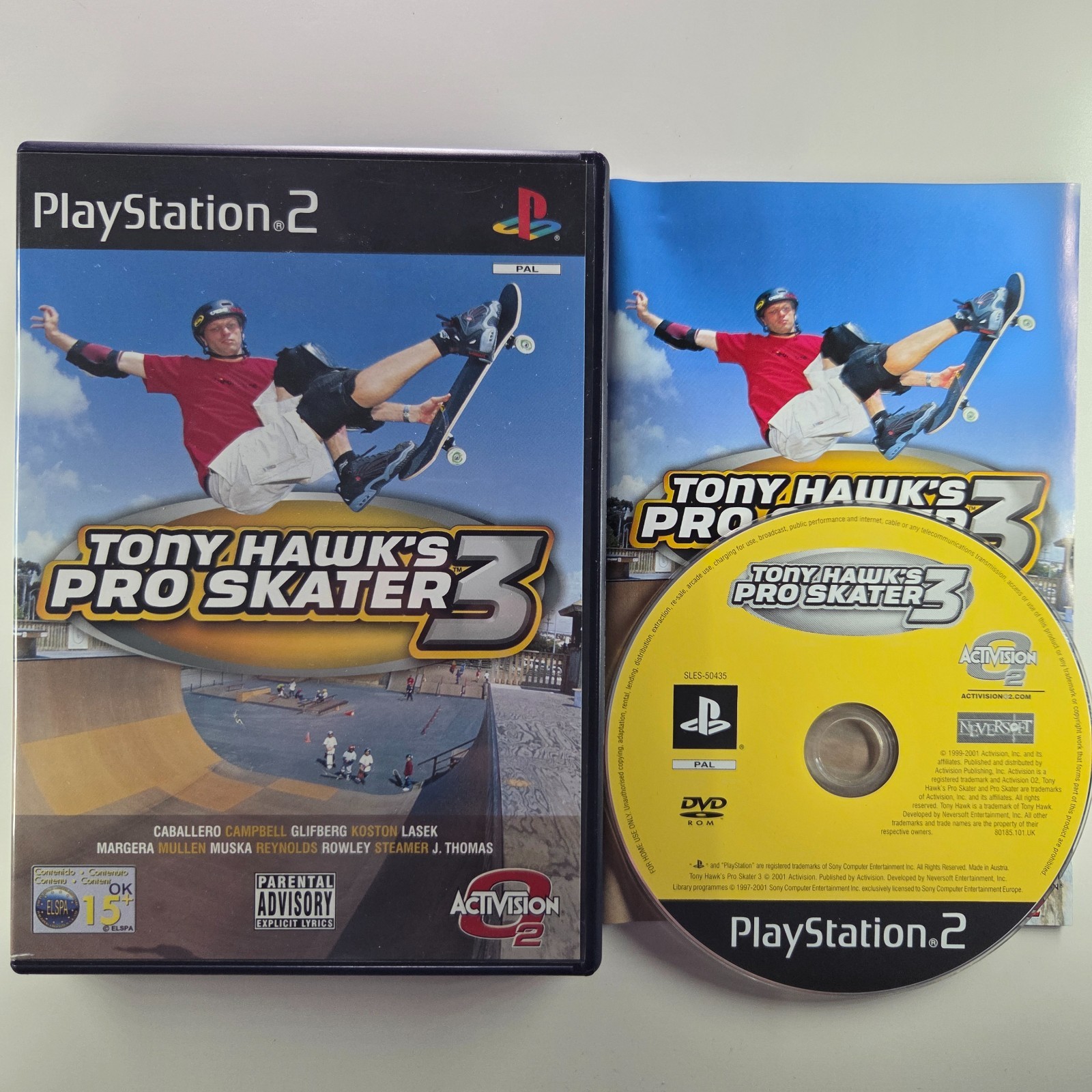 Tony Hawk's Pro Skater 3 PS2 Complete VGC 🎮 Multibuy Deal