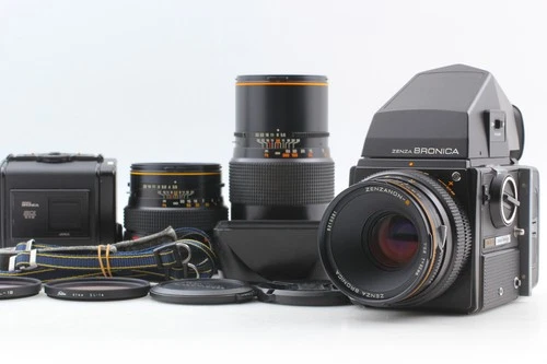 3 Lens Set [Near MINT] ZENZA BRONICA SQ-A Body Zenzanon S 80 150 250 From JAPAN