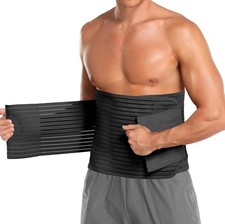 Abdominal Binder for Men  Women   Post Surgery Belly Band Adjustable Compress