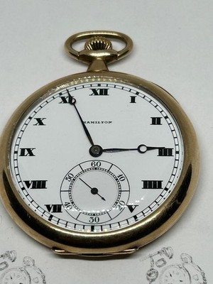 Hamilton Grade 910, minty dial, RUNS; Hamilton Case