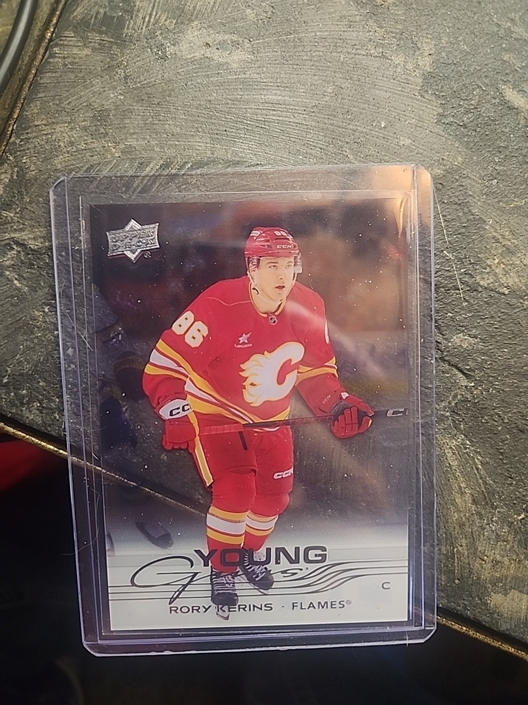 Rory Kerins 2025-26 Upper Deck Young Guns Clear Cut SP RC Card #235