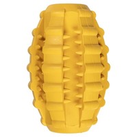Duvo+ Hundespielzeug Ball Griplay Rugby Gelb 13X9 Cm Squeaker FüR Hunde