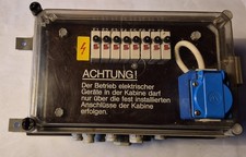 NATO Sicherungskasten mit Steckdose BW Shelter Bundeswehr Kabine 1/2 Wohnmobil