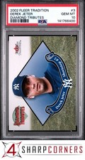 2002 FLEER TRADITION DIAMOND TRIBUTES #3 DEREK JETER HOF PSA 10