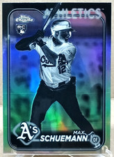 Max Schuemann 2024 Topps Chrome Update - Negative Refractor Rookie Card #USC42