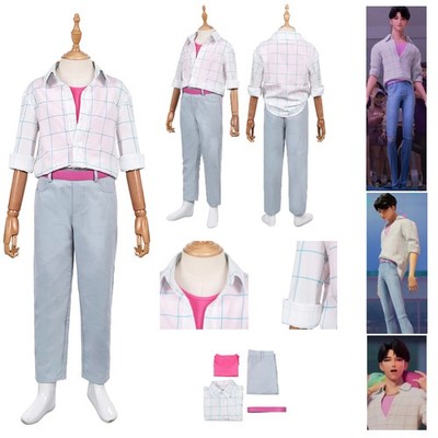 SajaBoys Idol Jinu Saja Cosplay Kids Girls Boy Fancy Dress Halloween T-shirt Top