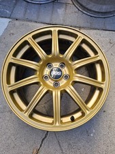 2004 Subaru Impreza WRX STi Factory Gold BBS 17x7.5 +53 Wheel 5x100 Rim