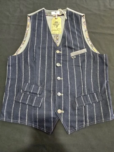 Garry's Earth Vest Handcrafted Made In Italy Size M Cod.21 image 3