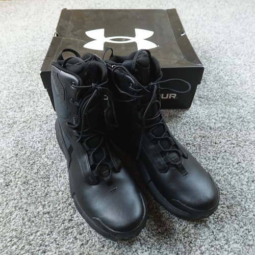 Under Armour Boots Mens 10.5 Black UA Charged Valsetz Zip WP Waterproof Tactical