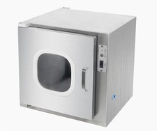 Stainless Cleanroom Tech Pass Through Cleanroom Electronic Interlock Equipment