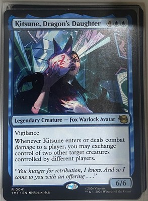 Kitsune, Dragon's Daughter 41 Teenage Mutant Ninja Turtles (TMT) MTG engl.