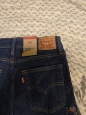 NEW Levi's 721 High-Rise Skinny Jeans Women's 2 Medium 28x30 Dark Blue Denim