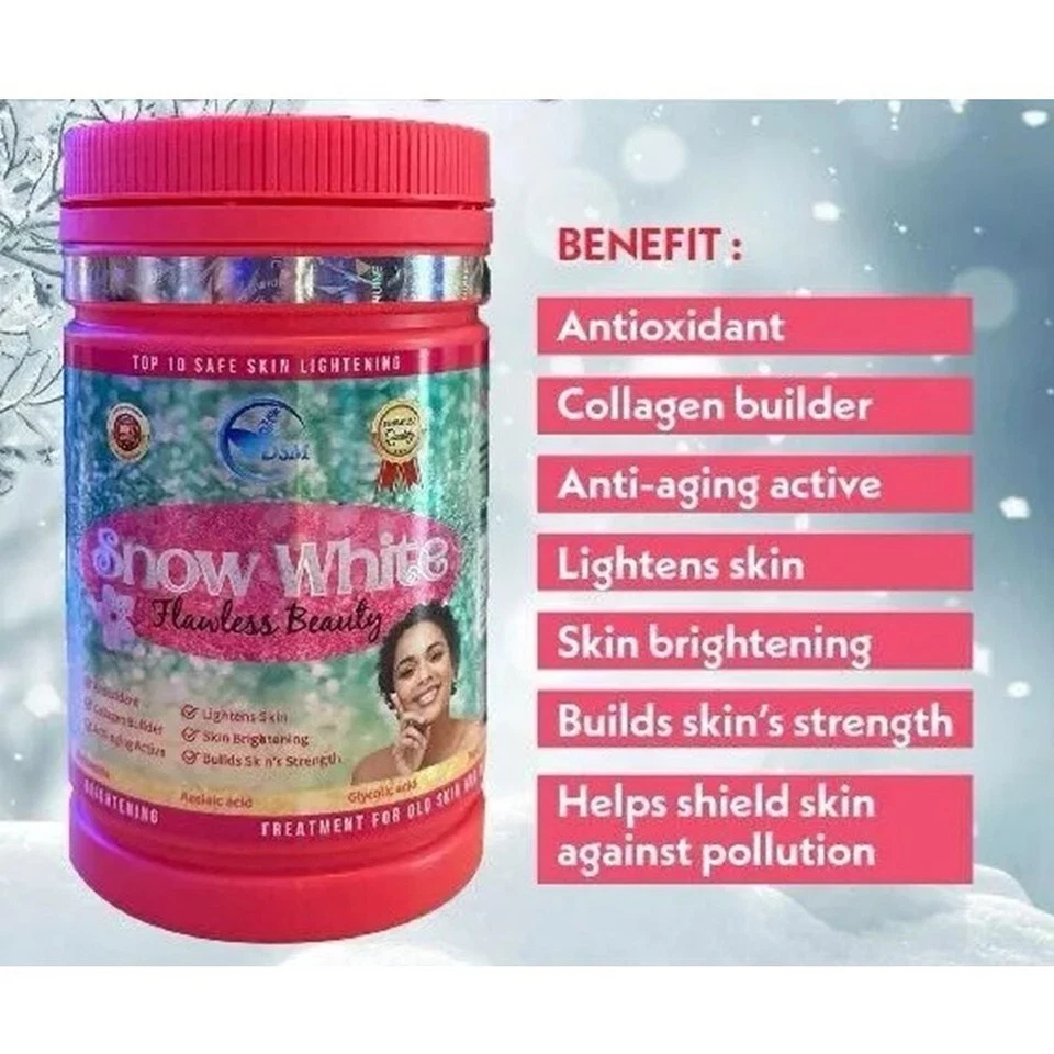 PHYTO Gluta Snow White Collagen Advanced Flawles Skin Whitening DHL Express - Image 3 of 4