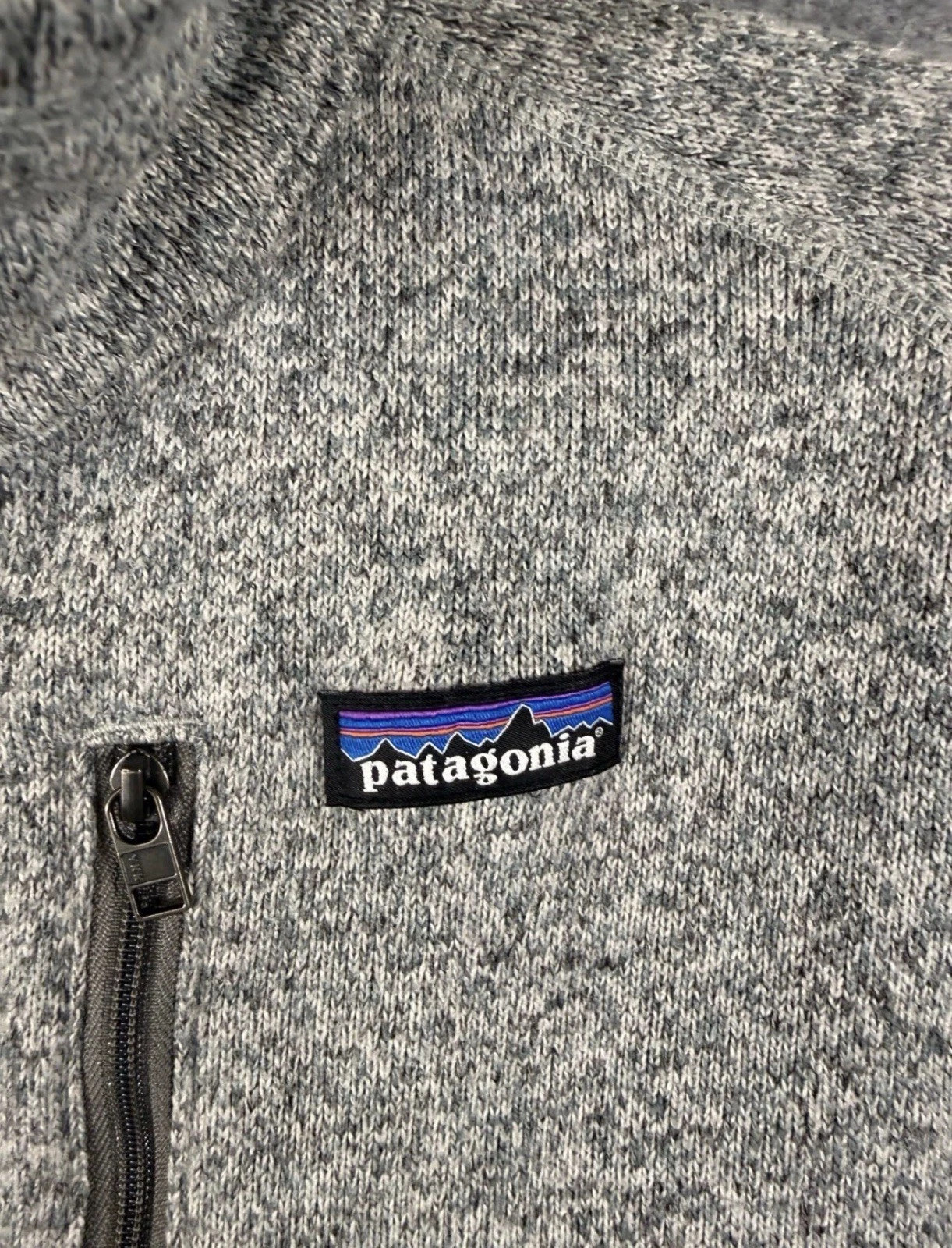 Patagonia Better Sweater Jacket Mens M Gray Fleece Dell Technologies Embroidered image 2